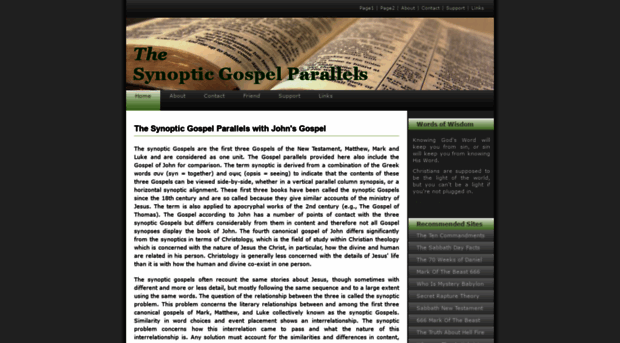 gospelparallels.com