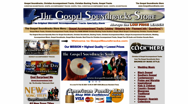 gospelsoundtracks.com