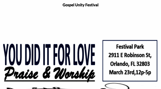 gospelunityfestival.com