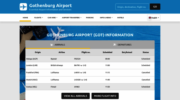 goteborgairport.com