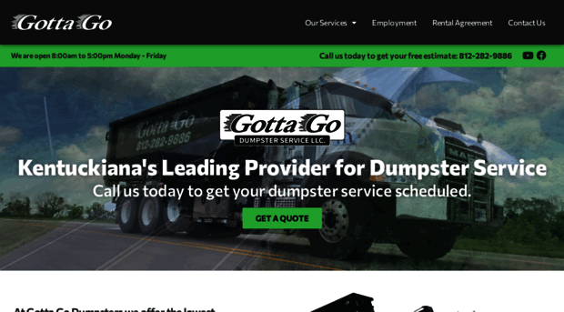 gottagodumpsterservice.com