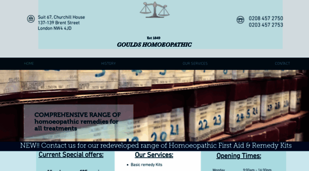 gouldshomoeopathic.com