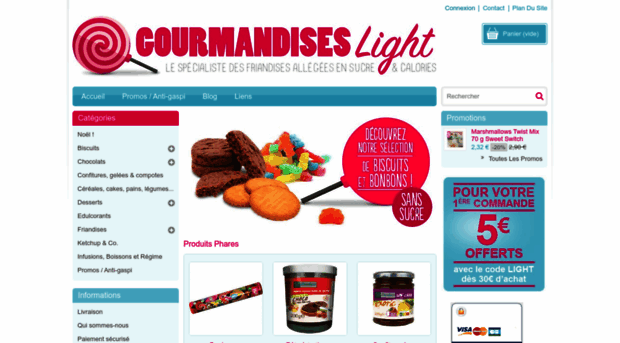 gourmandises-light.com