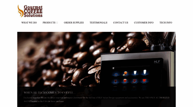 gourmetcoffeesolutions.com