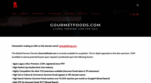 gourmetfoods.com