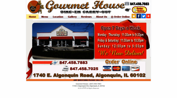 gourmethousealgonquin.com