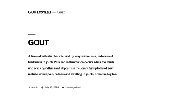 gout.com.au