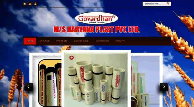 govardhanpipes.com