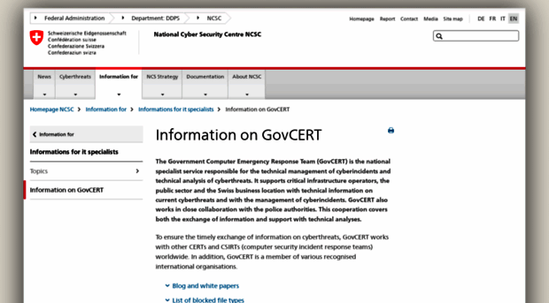govcert.admin.ch