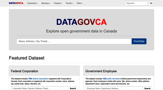 govdataca.com