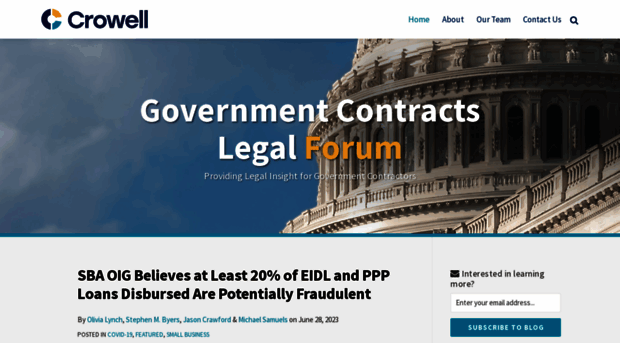 governmentcontractslegalforum.com