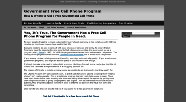 governmentfreecellphoneprogram.com