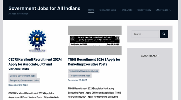 governmentjobsforallindians.com