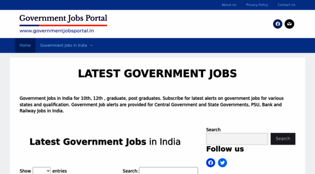 governmentjobsportal.in