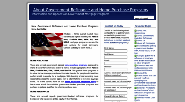 governmentrefinanceassistance.com