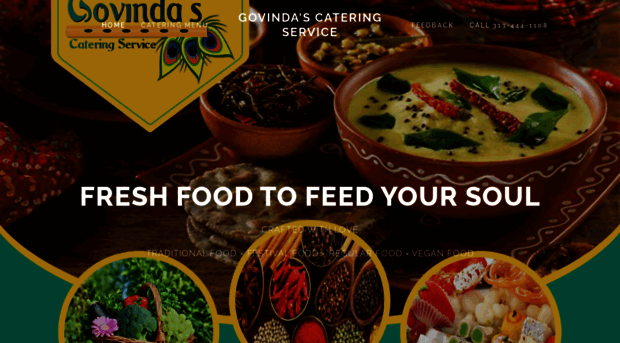 govindascateringservice.com