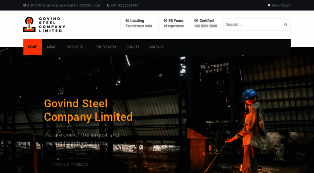 govindsteel.com