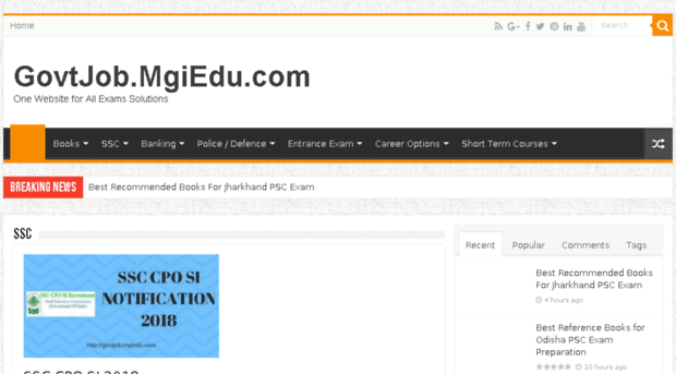 govtjob.mgiedu.com