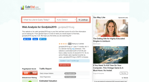 govtjobs2019.org.cutestat.com