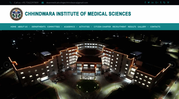 govtmedicalcollegechhindwara.com