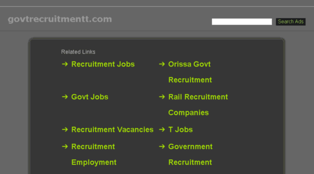 govtrecruitmentt.com