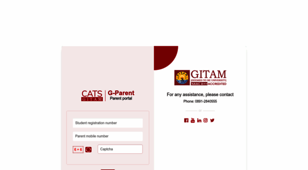 gparent.gitam.edu