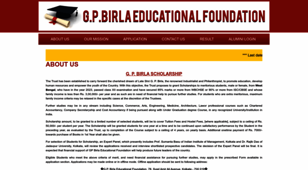 gpbirlaedufoundation.com