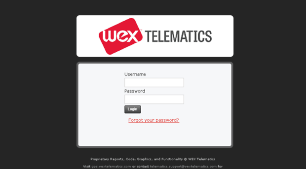 gps.wextelematics.com - Login to WEX Telematics - Gps WEX ...