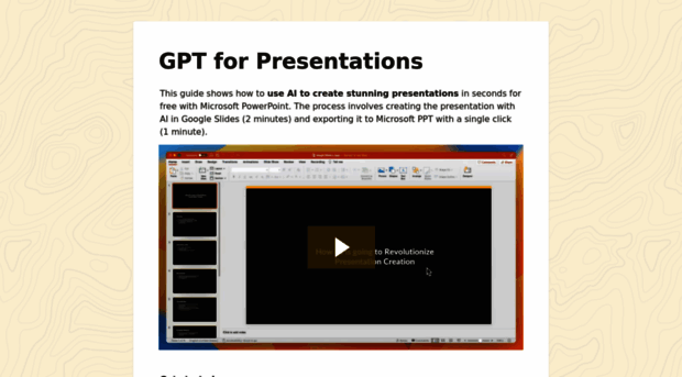 gptforpresentation.com