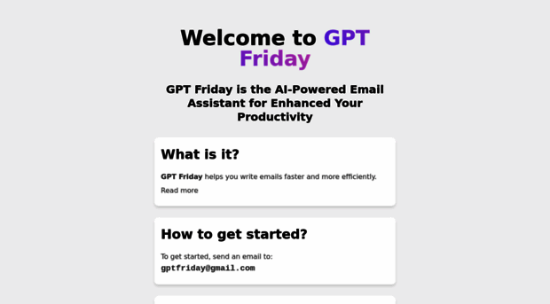 gptfriday.com