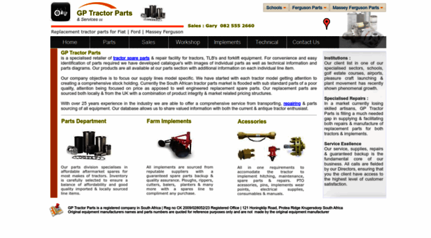 gptractorparts.co.za