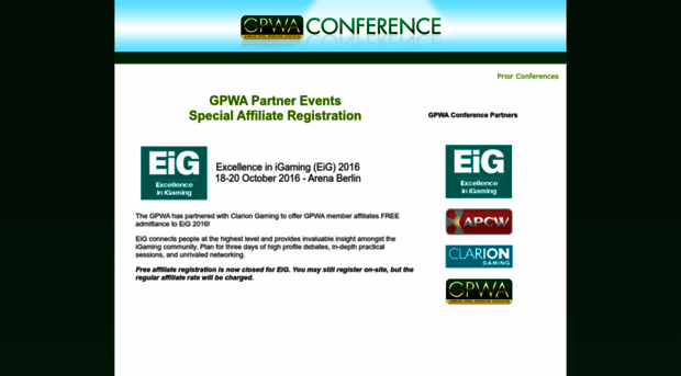 gpwaconference.com