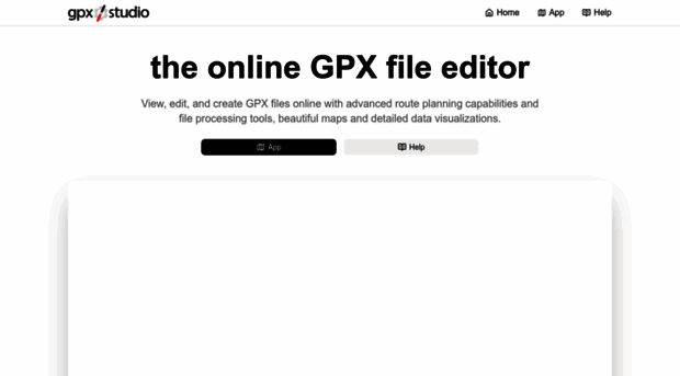 gpx.studio - gpx.studio — the online GPX fi... - GPX