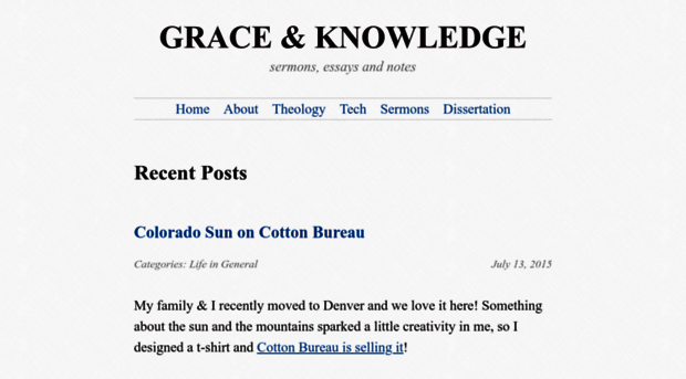 graceandknowledge.com