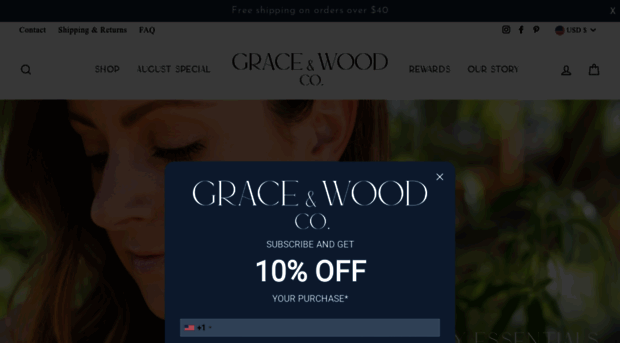 graceandwoodco.com