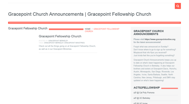 gracepointannouncements.org