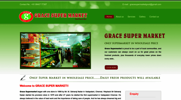 gracesupermarket.co.in