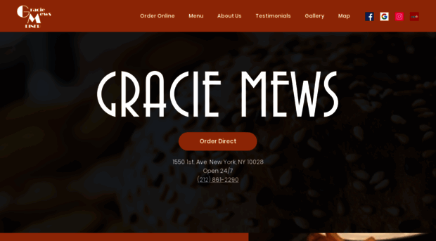 graciemewsdinernyc.com