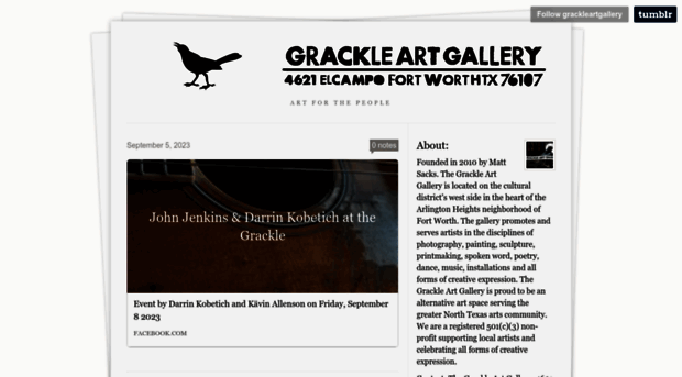 grackleartgallery.com