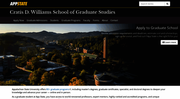 grad.appstate.edu