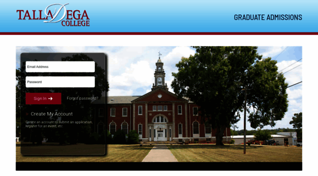 gradapply.talladega.edu