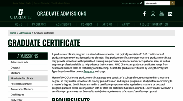 gradcertificate.uncc.edu