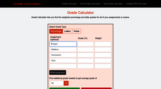 grade-calculator.net