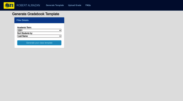 gradebook.sti.edu