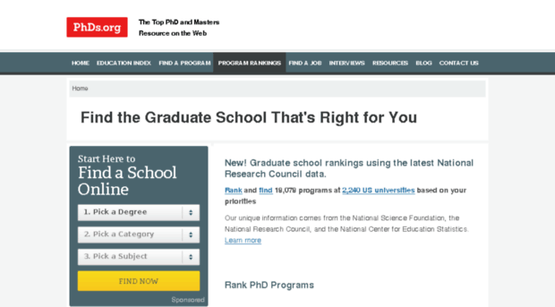 graduate-schools.phds.org
