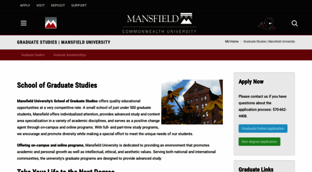 graduate-studies.mansfield.edu