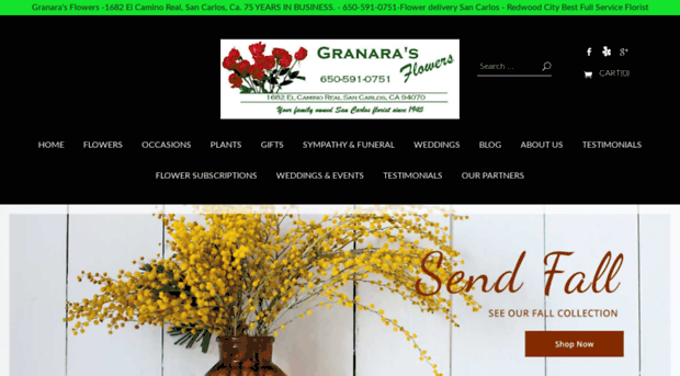 granarasflowers.com