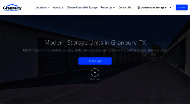 granburystorage.com