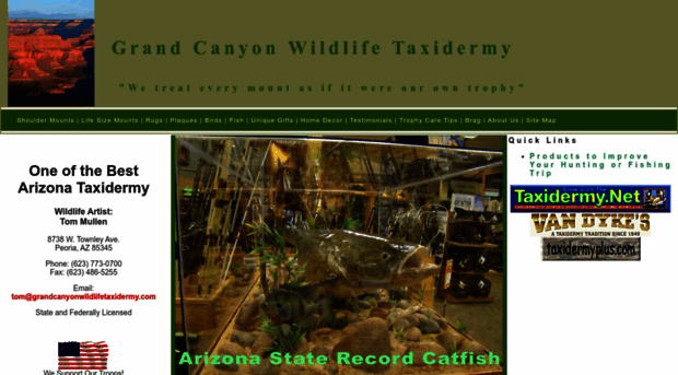 grandcanyonwildlifetaxidermy.com