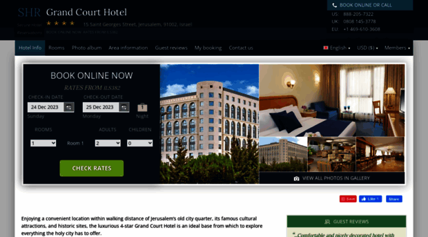 grandcourthoteljerusalem.com